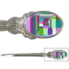 Fractal Gradient Colorful Infinity Art Letter Opener by Wegoenart