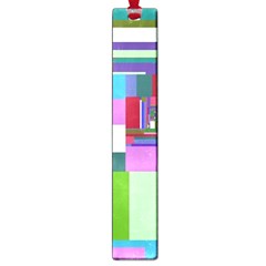 Fractal Gradient Colorful Infinity Art Large Book Marks by Wegoenart