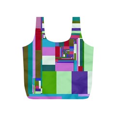 Fractal Gradient Colorful Infinity Art Full Print Recycle Bag (s) by Wegoenart