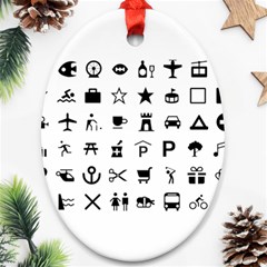 Icons Set Symbols Collection Ornament (oval) by Wegoenart