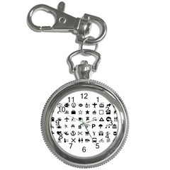 Icons Set Symbols Collection Key Chain Watches by Wegoenart