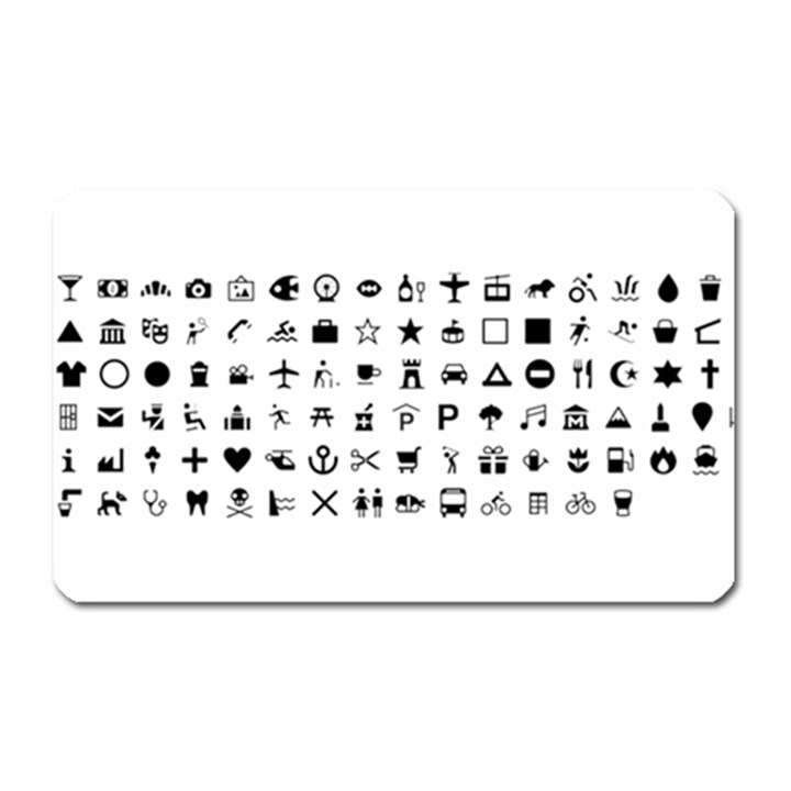 Icons Set Symbols Collection Magnet (Rectangular)