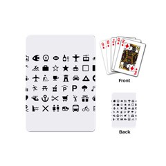 Icons Set Symbols Collection Playing Cards (mini) by Wegoenart