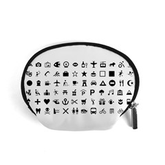 Icons Set Symbols Collection Accessory Pouch (small) by Wegoenart