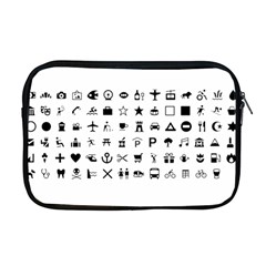 Icons Set Symbols Collection Apple Macbook Pro 17  Zipper Case by Wegoenart