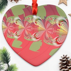 Fractal Gradient Colorful Infinity Ornament (Heart)