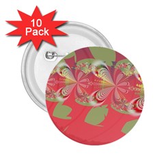 Fractal Gradient Colorful Infinity 2.25  Buttons (10 pack) 