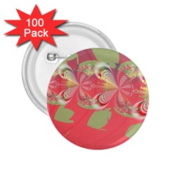 Fractal Gradient Colorful Infinity 2.25  Buttons (100 pack) 