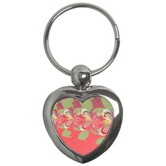 Fractal Gradient Colorful Infinity Key Chains (heart)  by Wegoenart