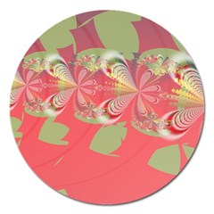 Fractal Gradient Colorful Infinity Magnet 5  (Round)