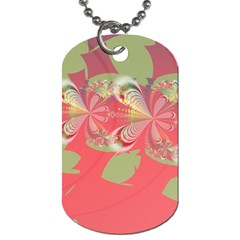 Fractal Gradient Colorful Infinity Dog Tag (One Side)