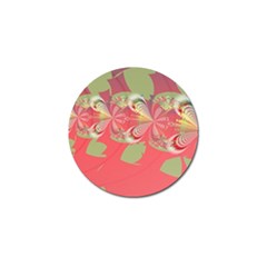 Fractal Gradient Colorful Infinity Golf Ball Marker (4 pack)