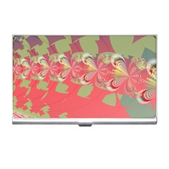 Fractal Gradient Colorful Infinity Business Card Holder