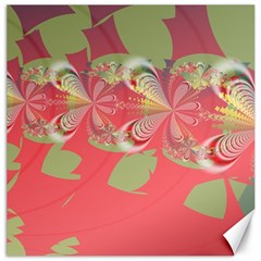 Fractal Gradient Colorful Infinity Canvas 12  x 12 