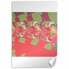 Fractal Gradient Colorful Infinity Canvas 12  x 18 