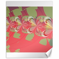 Fractal Gradient Colorful Infinity Canvas 16  x 20 