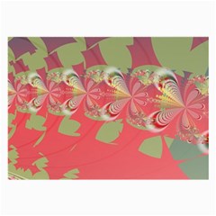 Fractal Gradient Colorful Infinity Large Glasses Cloth