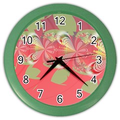 Fractal Gradient Colorful Infinity Color Wall Clock