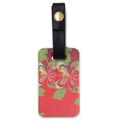 Fractal Gradient Colorful Infinity Luggage Tags (One Side) 