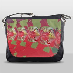 Fractal Gradient Colorful Infinity Messenger Bag