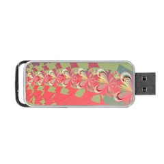 Fractal Gradient Colorful Infinity Portable USB Flash (One Side)