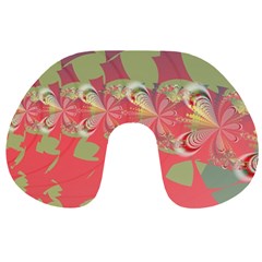 Fractal Gradient Colorful Infinity Travel Neck Pillows