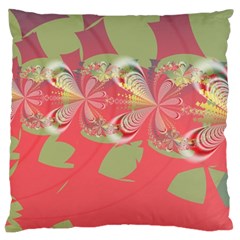 Fractal Gradient Colorful Infinity Large Flano Cushion Case (One Side)