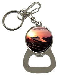 Fractal Mandelbulb 3d Ufo Invasion Bottle Opener Key Chains by Wegoenart