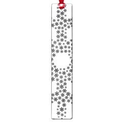 Snowflake Silhouette Fractal Large Book Marks by Wegoenart