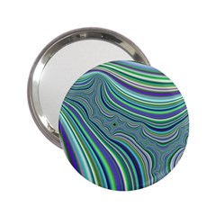 Art Fractal Gradient Colorful Infinity Pattern 2 25  Handbag Mirrors