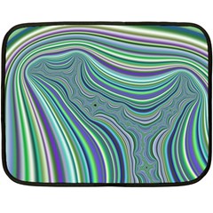 Art Fractal Gradient Colorful Infinity Pattern Double Sided Fleece Blanket (mini)  by Wegoenart