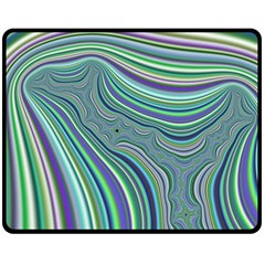 Art Fractal Gradient Colorful Infinity Pattern Fleece Blanket (medium)  by Wegoenart