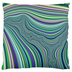 Art Fractal Gradient Colorful Infinity Pattern Standard Flano Cushion Case (two Sides) by Wegoenart