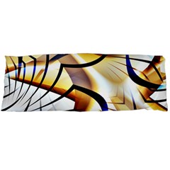 Pattern Fractal Gold Pointed Body Pillow Case (dakimakura) by Wegoenart