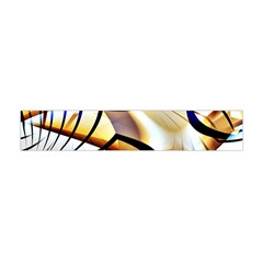 Pattern Fractal Gold Pointed Flano Scarf (mini) by Wegoenart