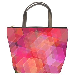 Abstract Background Texture Bucket Bag