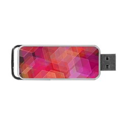 Abstract Background Texture Portable Usb Flash (one Side) by Wegoenart