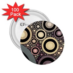 Art Retro Design Vintage 2 25  Buttons (100 Pack)  by Wegoenart