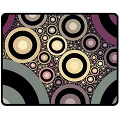 Art Retro Design Vintage Fleece Blanket (medium)  by Wegoenart