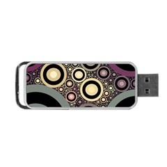 Art Retro Design Vintage Portable Usb Flash (two Sides) by Wegoenart