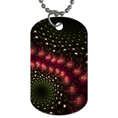 Background Texture Pattern Art Dog Tag (one Side) by Wegoenart