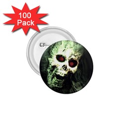 Screaming Skull Human Halloween 1 75  Buttons (100 Pack)  by Wegoenart