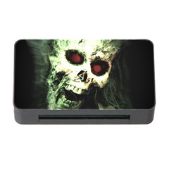 Screaming Skull Human Halloween Memory Card Reader With Cf by Wegoenart