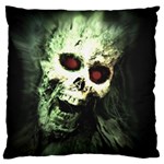 Screaming Skull Human Halloween Large Cushion Case (Two Sides) Front