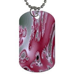 Fractal Gradient Colorful Infinity Dog Tag (two Sides) by Wegoenart