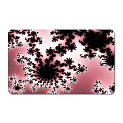 Fractal Pattern Pink Magnet (rectangular) by Wegoenart