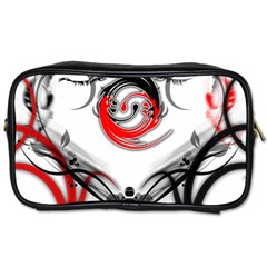 Abstract Fractal Digital Art Toiletries Bag (two Sides) by Wegoenart