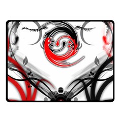 Abstract Fractal Digital Art Fleece Blanket (small) by Wegoenart