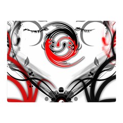 Abstract Fractal Digital Art Double Sided Flano Blanket (mini)  by Wegoenart