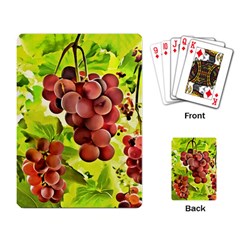 Grape Harvest Nature Figure Rustic Playing Cards Single Design by Wegoenart